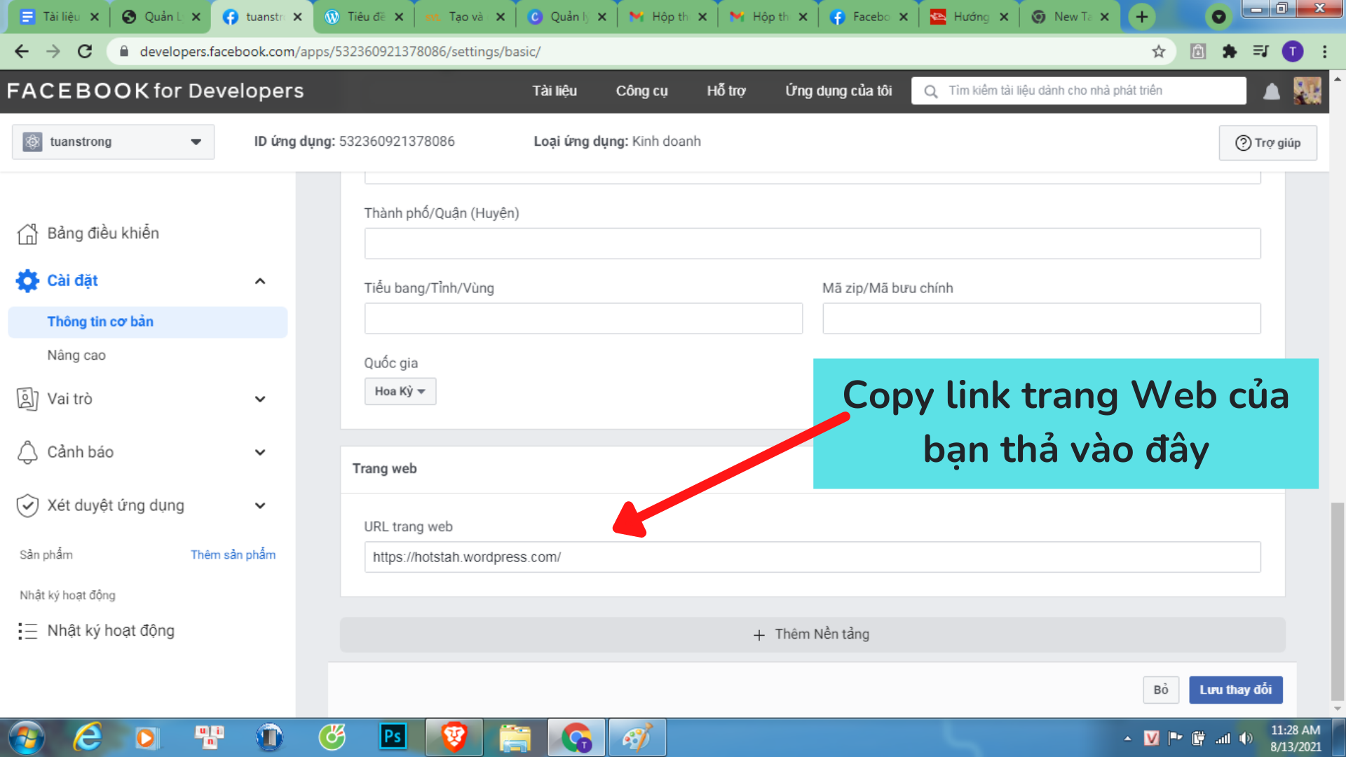Quản lý comment facebook trên wordpress 9